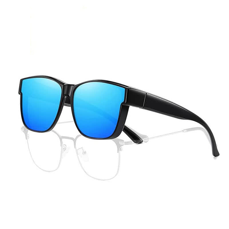 Spykay™ SG61038 Fit Over Glasses Square Frame Polarized Sunglasses