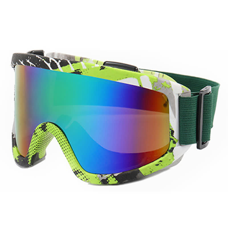 Spykay™ SG61046 Camouflage Print Unisex Windproof Motorcycle Goggle, Ski Goggles For Outdoor Activities