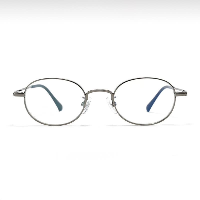 Spykay™ EG26933 Titanium Oval Frame Retro Anti-blue Light Glasses
