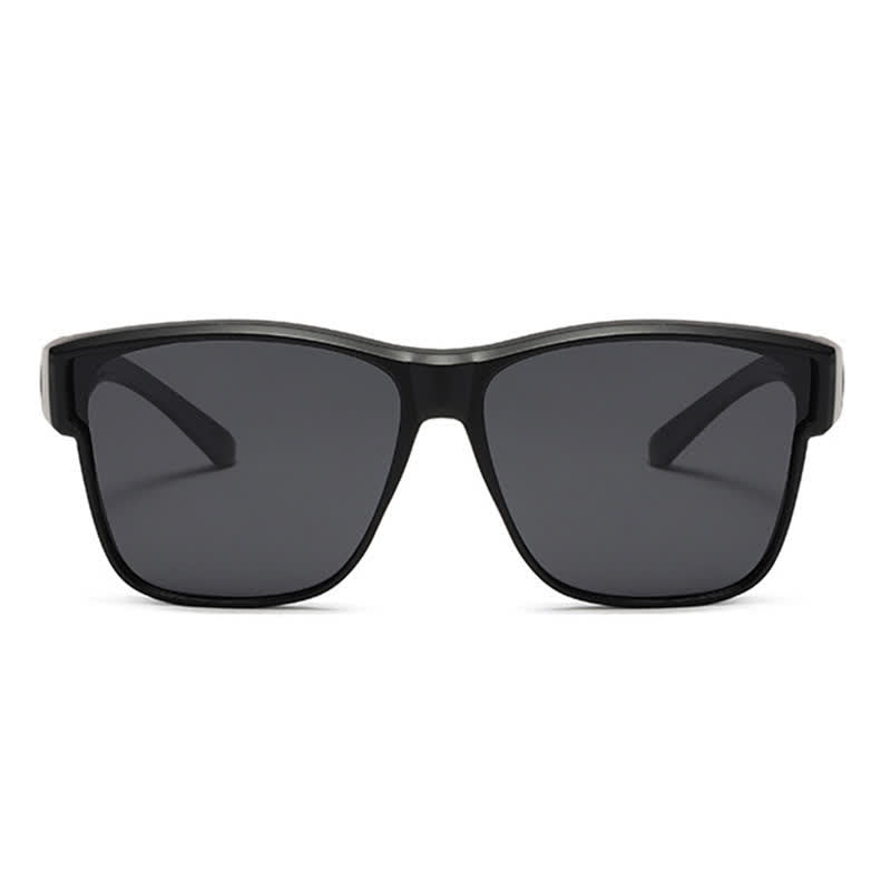 Spykay™ SG61007 Fit Over Glasses Square Frame Polarized Sunglasses for Women Men
