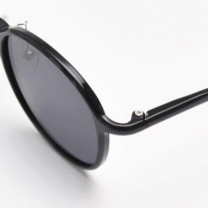Spykay™ SG60999 Unisex Retro Simple Round Frame Polarized Sunglasses