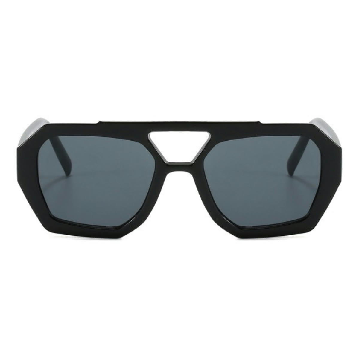 Spykay™ SG1024 Unique Double Bar Irregular Personality Retro Sunglasses