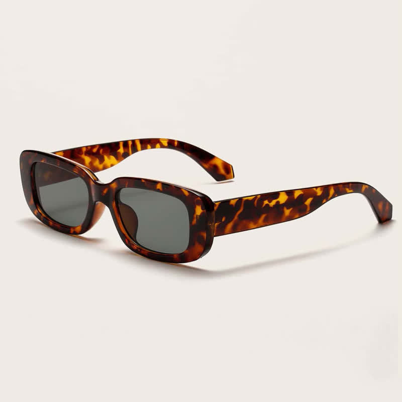 Spykay™ SG60996 Rectangle Small Thick Frame Vintage Sunglasses