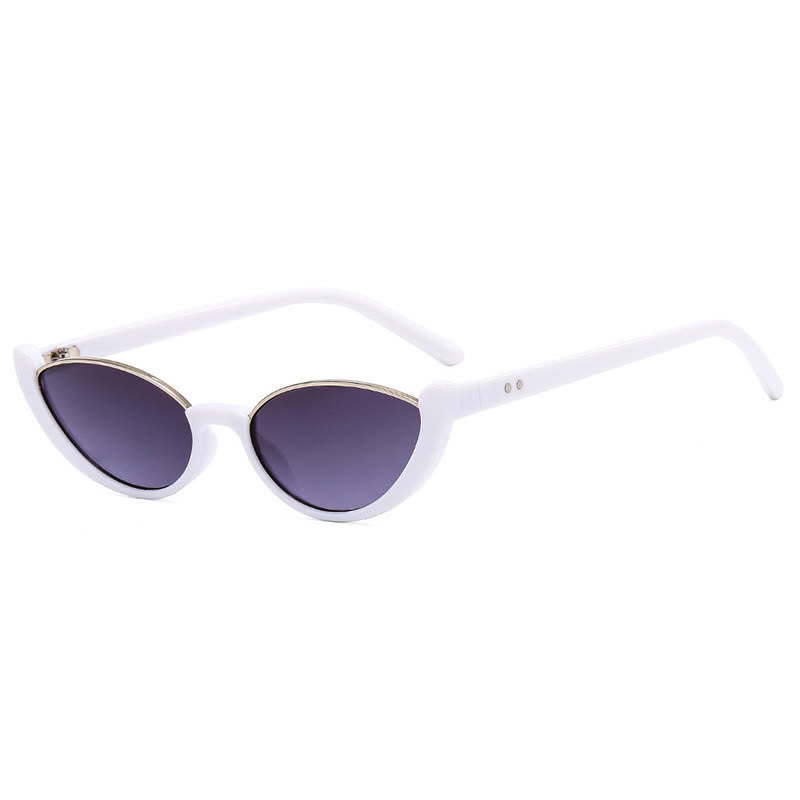 Spykay™ SG60716 Unisex Hipster Semi-Rimless Cat-Eye Sunglasses