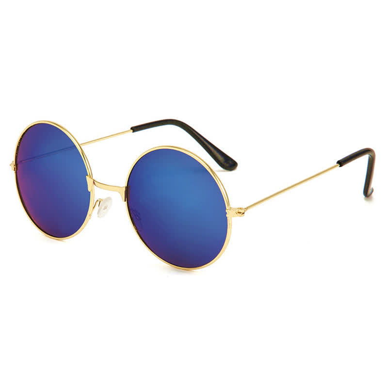 Spykay™ SG61008 Retro Round Frame Metal Sunglasses for Women Men