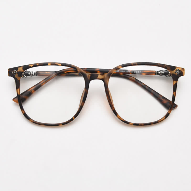 Spykay™ EG26915 Unsiex Classic Square Large Frame Fashion Anti-blue Light Glasses