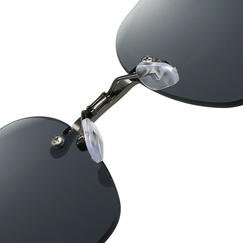 Spykay™ SG61004 Classic Square Frame Rimless Retro Sunglasses For Fishing