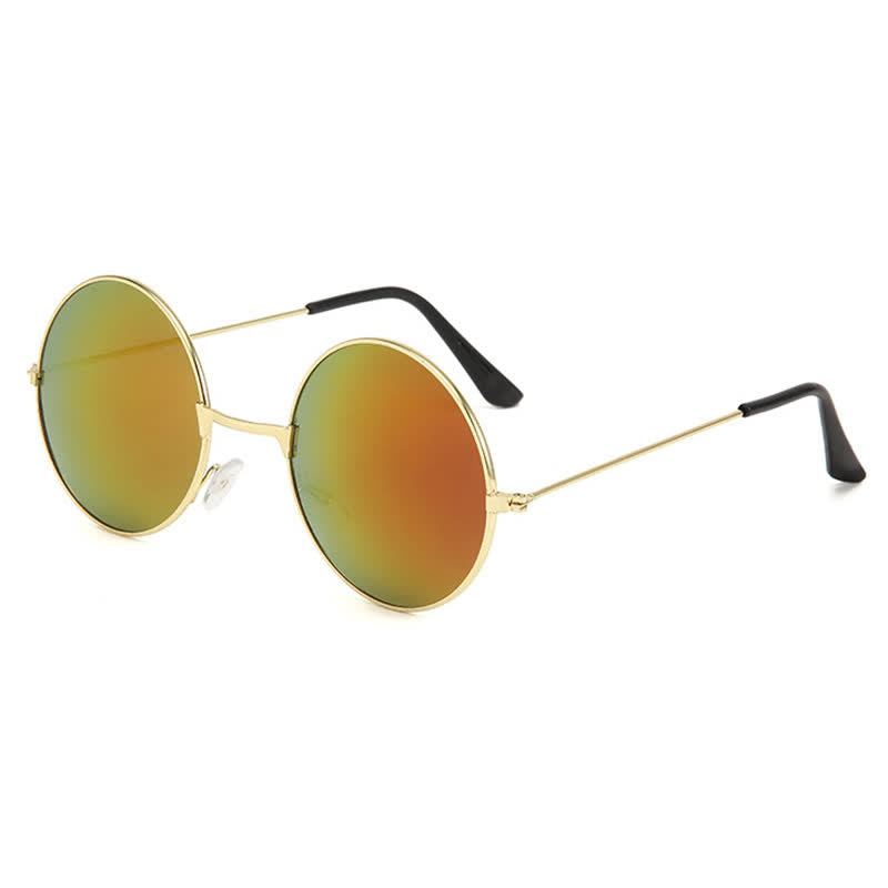 Spykay™ SG61008 Retro Round Frame Metal Sunglasses for Women Men