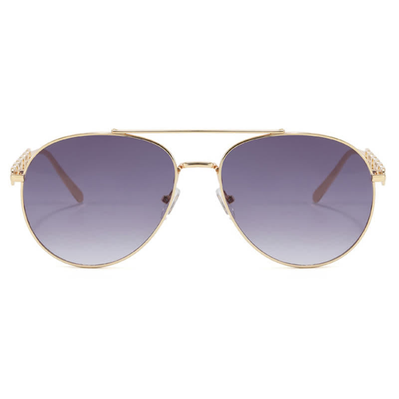 Spykay™ SG60842 Fashion Chain Temples Aviator Sunglasses