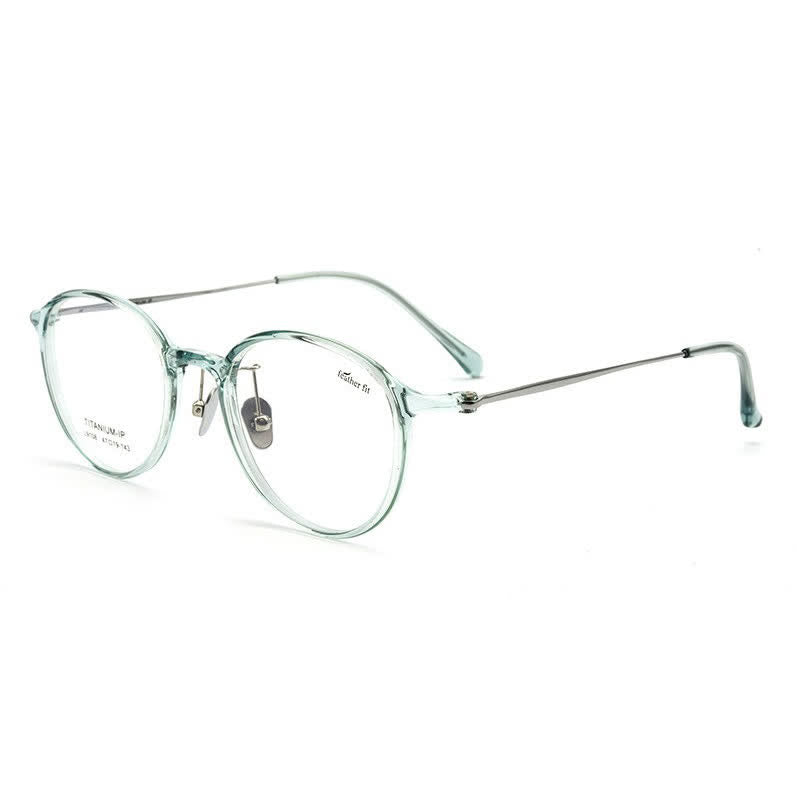Spykay™ EG26847 Lightweight Classic Round Frame Anti-blue Light Simple Glasses