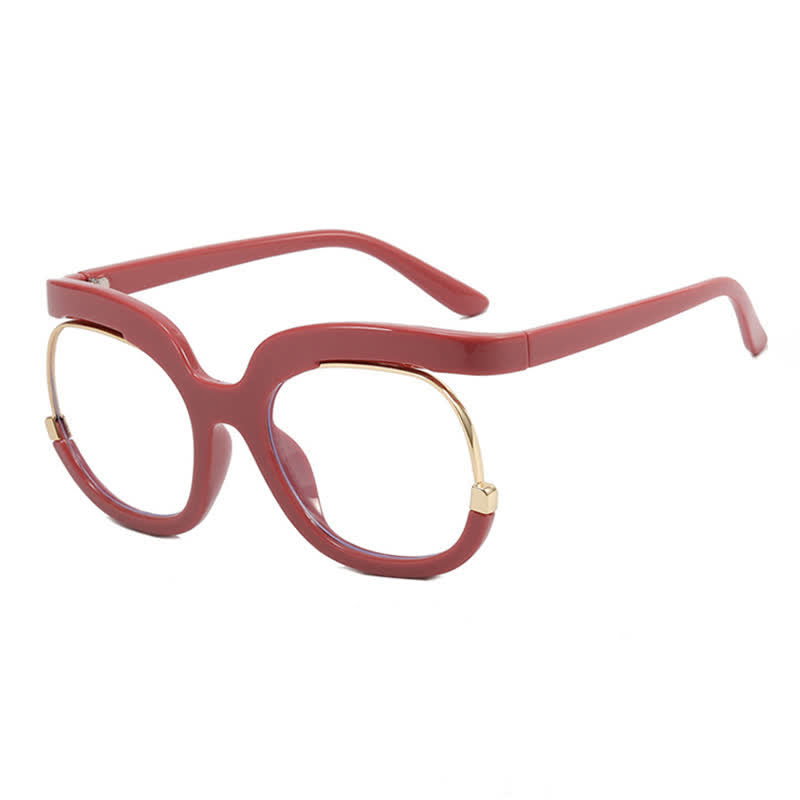 Spykay™ EG26670 Anti-blue Light Round Frames Owl Oversized Eyeglasses