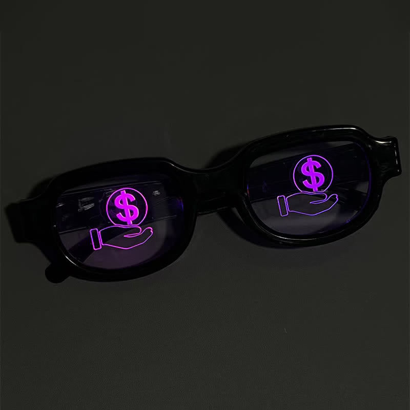 Spykay™ EG26927 HOT LED Glasses Light Up Glow Eyewear for Halloween&Party