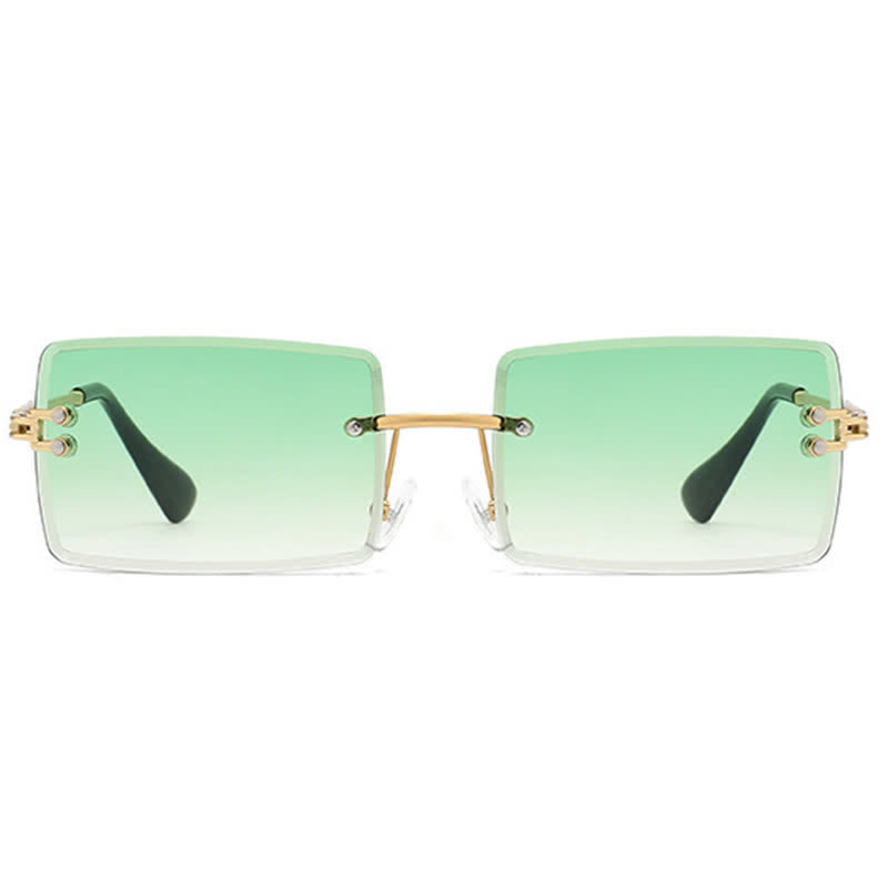 Spykay™ SG60744 Rimless Rectangle Frame Fashion Sunglasses