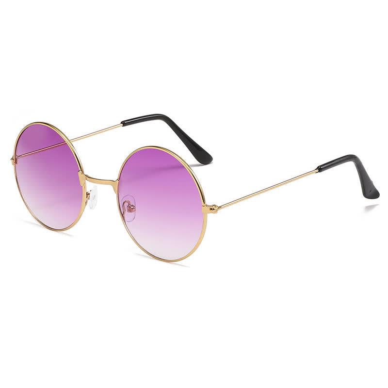 Spykay™ SG61008 Retro Round Frame Metal Sunglasses for Women Men