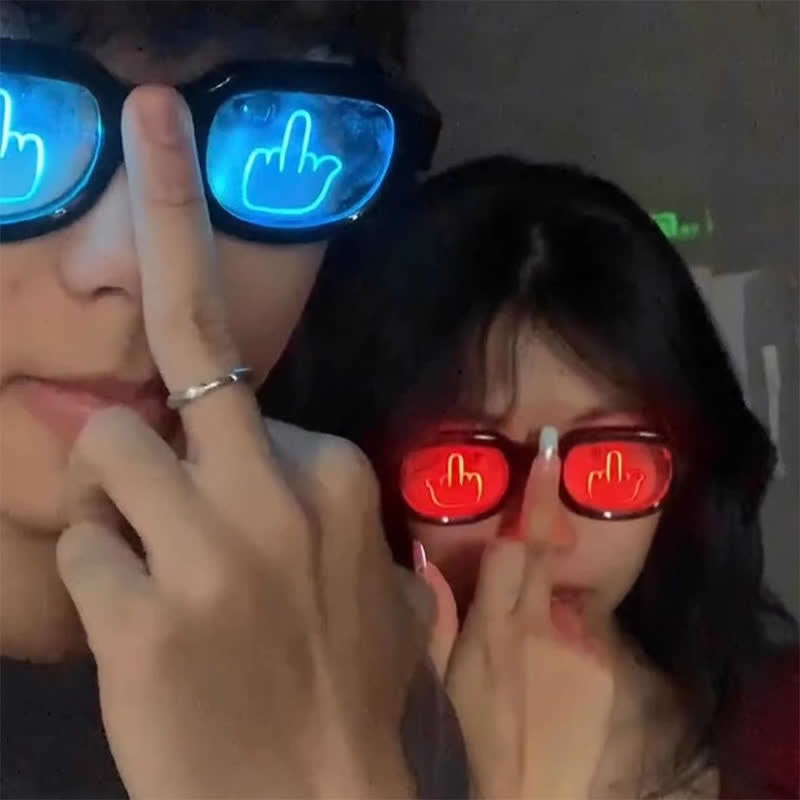 Spykay™ EG26927 HOT LED Glasses Light Up Glow Eyewear for Halloween&Party