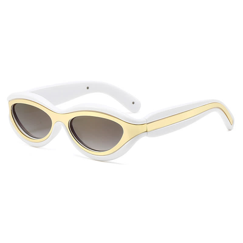 Spykay™ SG60734 Leopard Print Cat Eye Frame Retro Sunglasses