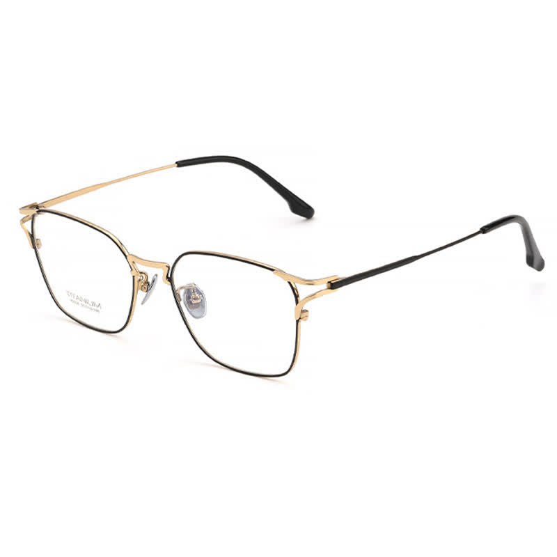 Spykay™ EG26846 Lightweight Titanium Square Frame Anti-blue Light Simple Glasses