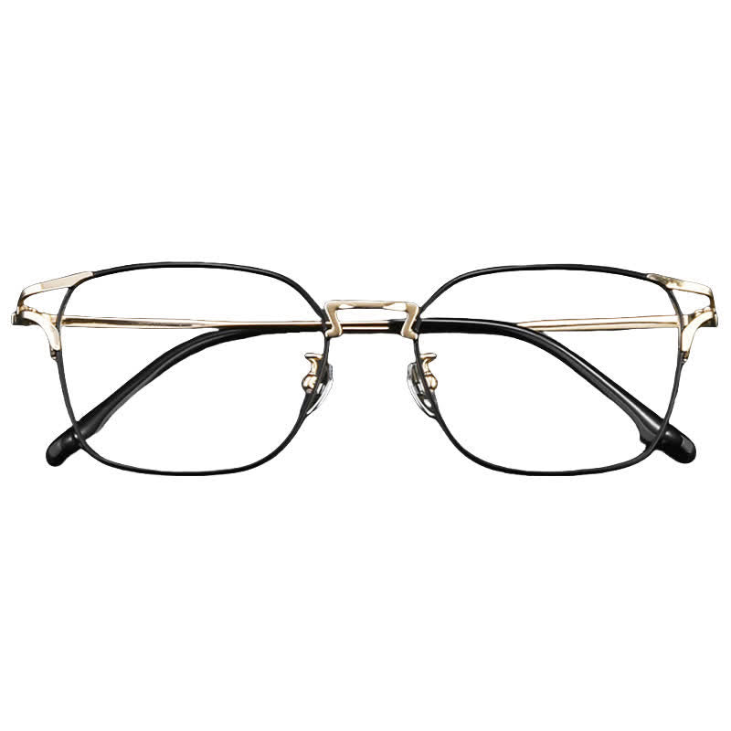 Spykay™ EG26846 Lightweight Titanium Square Frame Anti-blue Light Simple Glasses