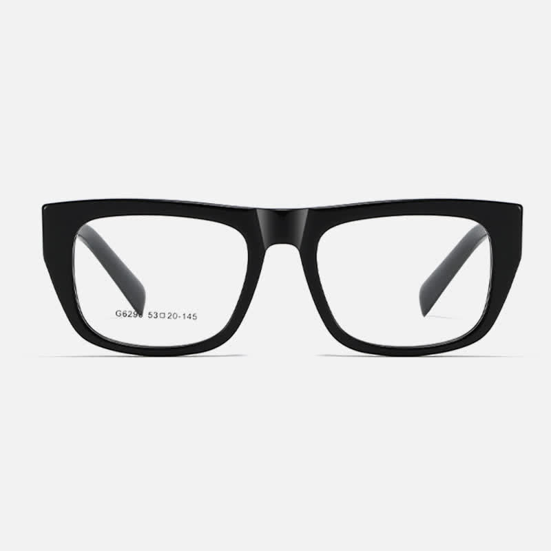 Spykay™ EG26818 Tortoise Shell Pattern Flat Top Square Frame Anti-blue Light Glasses