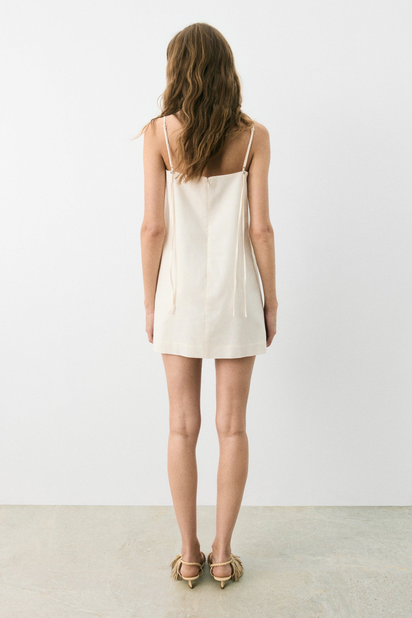 White Eyelet Embroidered Strapless Midi Dress