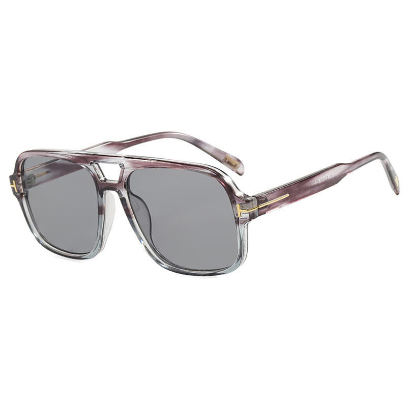 Spykay™ SG60710 Double Bridges Retro-Vintage Aviator Sunglasses
