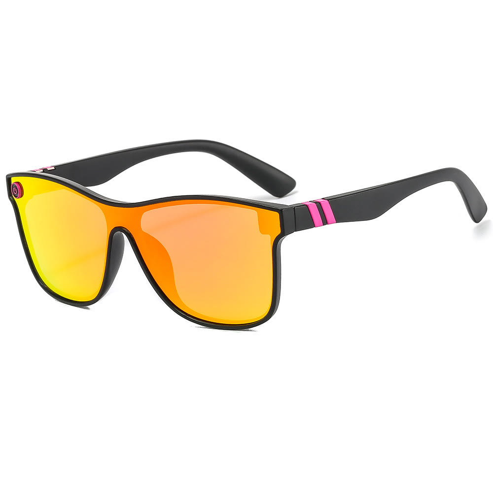 Spykay™ SG1022 Women's Streamlined Sunglasses, Summer Personality Coating Gradient Reflective Oversized Sunglasses