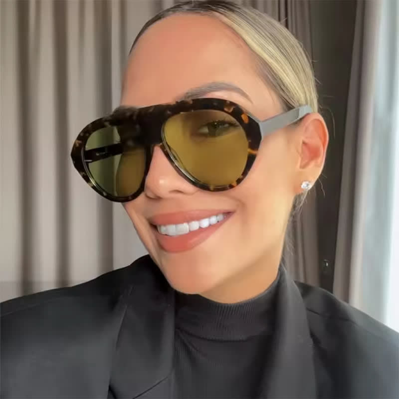 Spykay™ SG60857 Hipster Oversized Frame Aviator Sunglasses