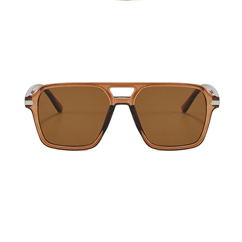 Spykay™ SG61014 Square Frame Double Bridges Classic Sunglasses