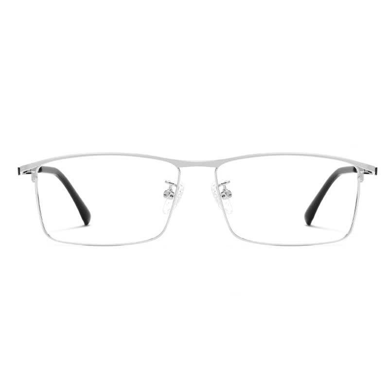 Spykay™ EG26841 Simple Titanium Rectangle Frame Anti-blue Light Glasses