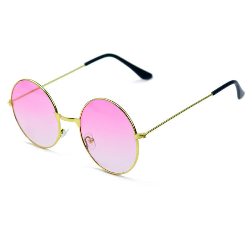 Spykay™ SG61008 Retro Round Frame Metal Sunglasses for Women Men