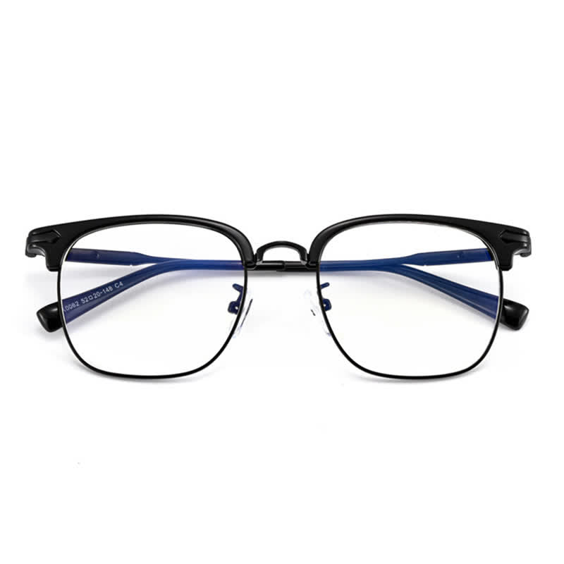 Spykay™ EG26897 Classic Square Frame Anti-blue Light Browline Glasses