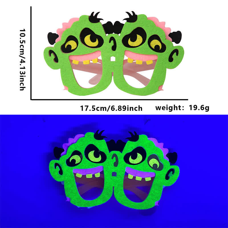 Spykay™ EG26831 Halloween Spider Ghost Pumpkin Fluorescent Glasses for Adults&Children