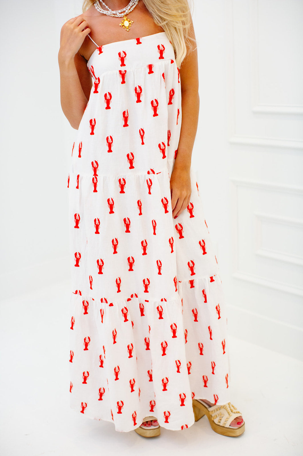 White Lobster - Print Maxi Dress