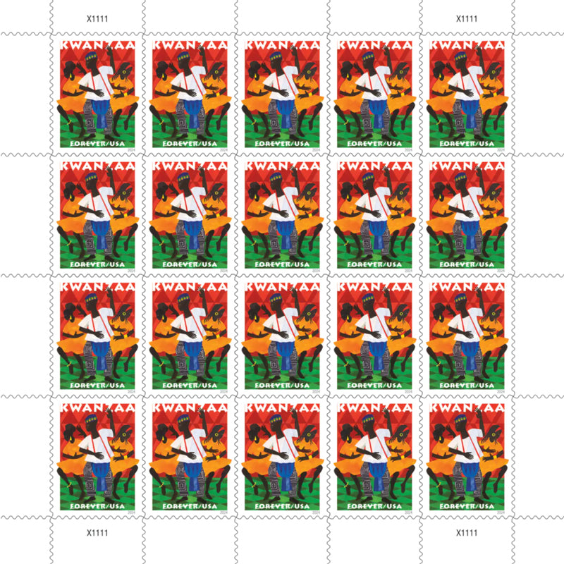 Kwanzaa 2024 Forever Stamps, Sheet of 20