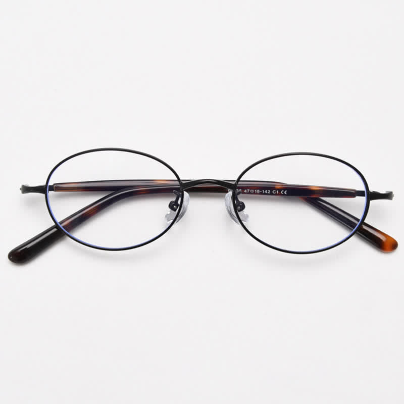 Spykay™ EG26867 Oval Frame Anti-blue Light Retro Classic Glasses