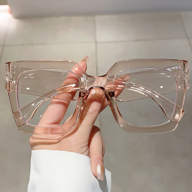 Spykay™ EG26878 Anti-blue Light Oversized Square Thick Frames Eyeglasses