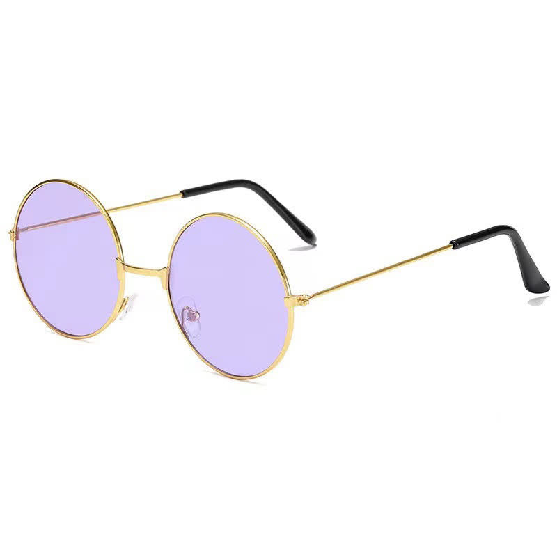 Spykay™ SG61008 Retro Round Frame Metal Sunglasses for Women Men