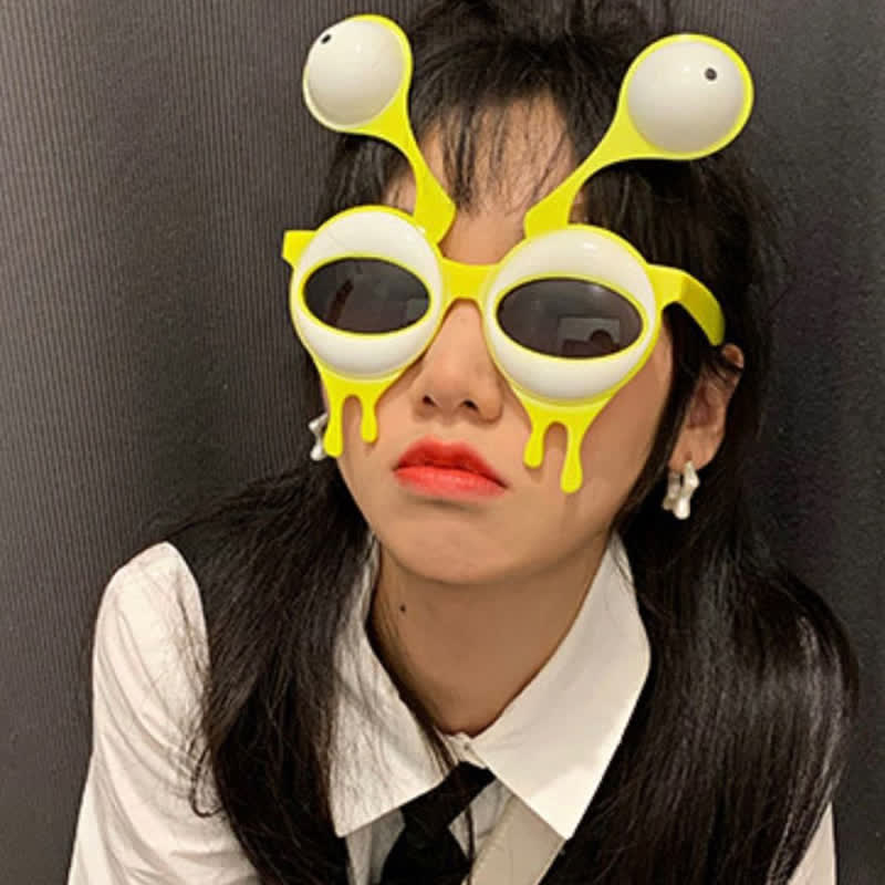 Spykay™ SG61029 Adults&Kids Funny Alien Slug Shaped Sunglasses Accessories for Halloween&Party