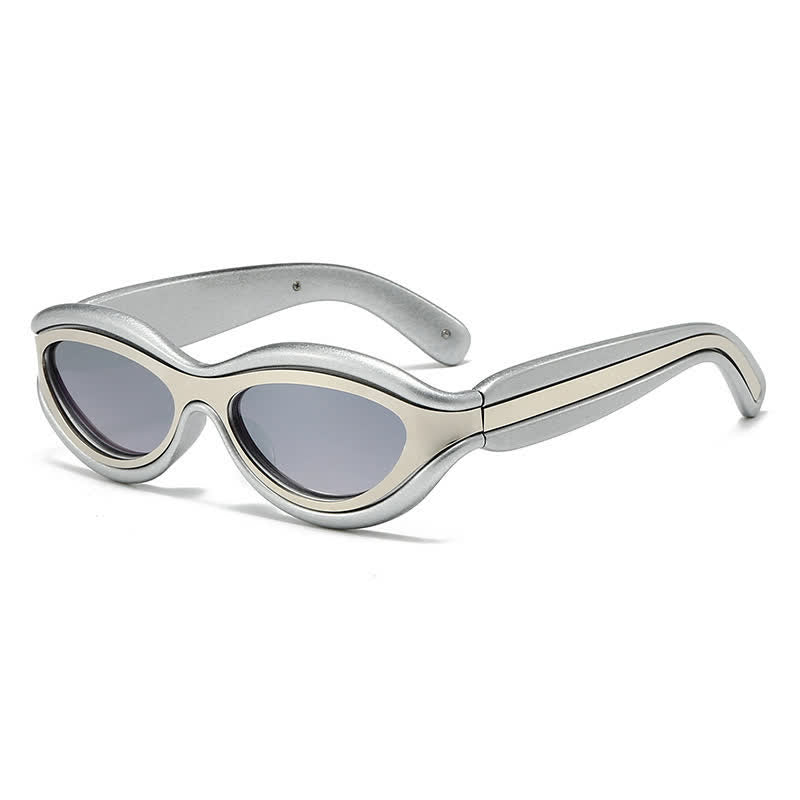 Spykay™ SG60734 Leopard Print Cat Eye Frame Retro Sunglasses
