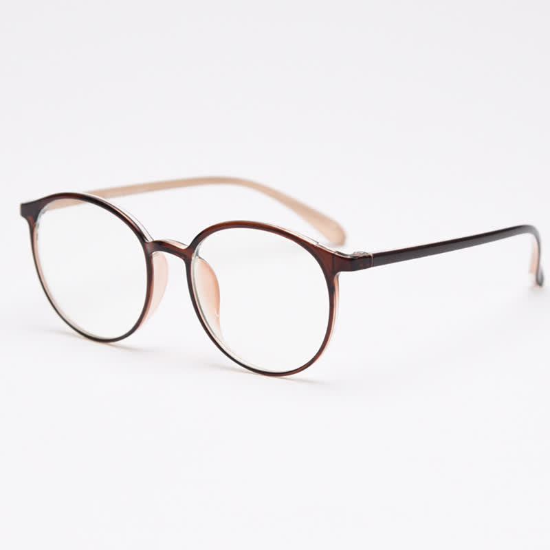 Spykay™ EG26865 Large Round Frame Anti-blue Light Simple Classic Lightweight Glasses