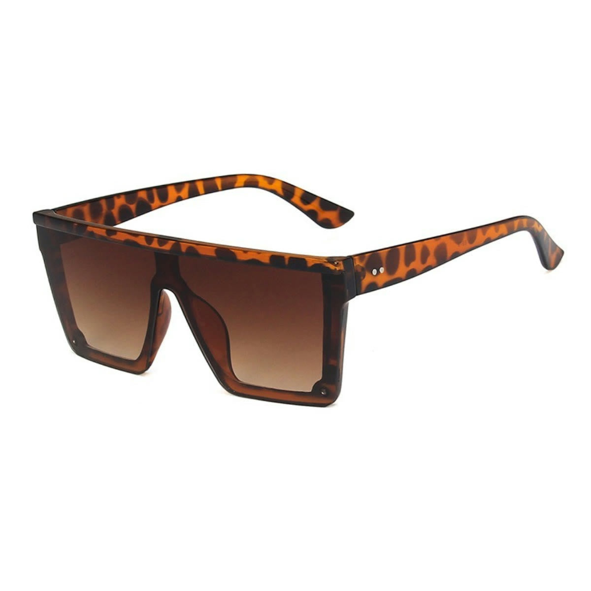 Spykay™ SG1025 Trendy Large Frame One-piece Street Style Driving Retro Sunglasses