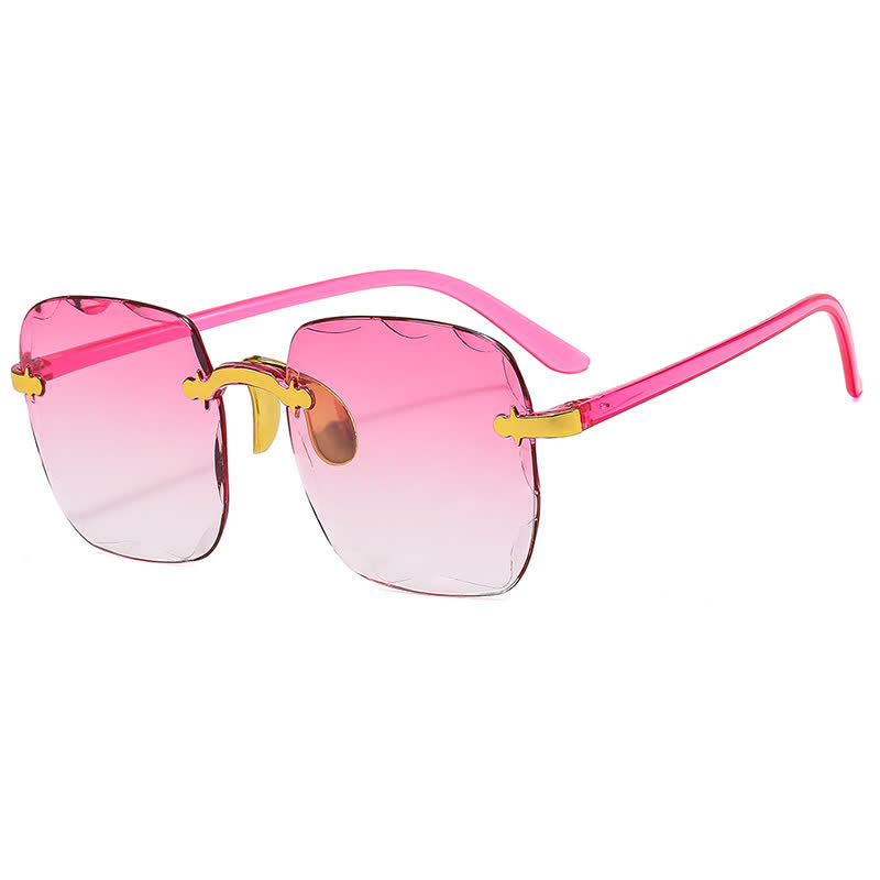 Spykay™ SG61010 Square Frame Oversized Trendy Rimless Sunglasses