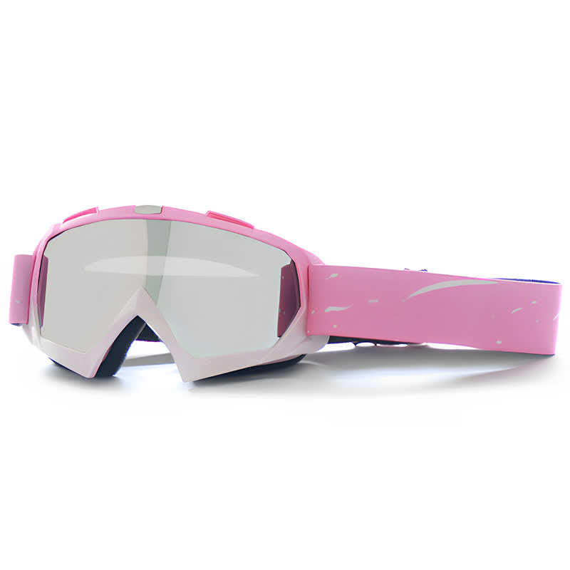 Spykay™ SG61025 Pink Over Glasses Windproof Ski Goggles Motorcycle Goggles for Men Women