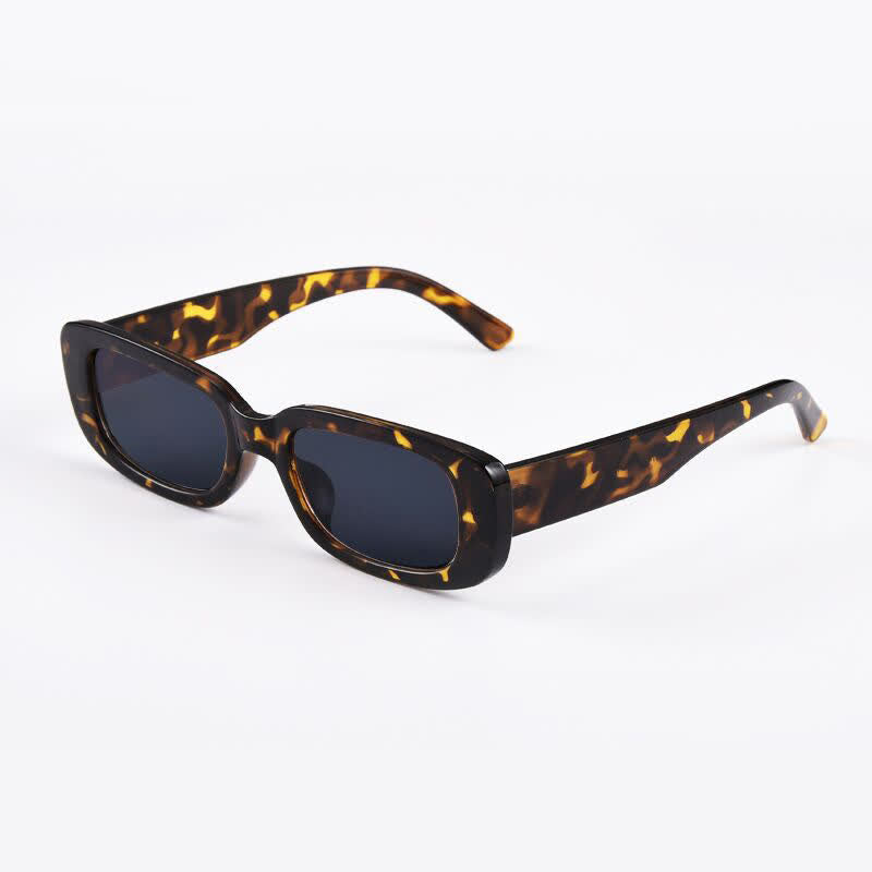 Spykay™ SG60996 Rectangle Small Thick Frame Vintage Sunglasses