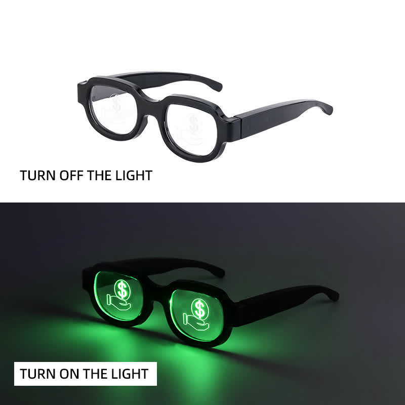 Spykay™ EG26927 HOT LED Glasses Light Up Glow Eyewear for Halloween&Party