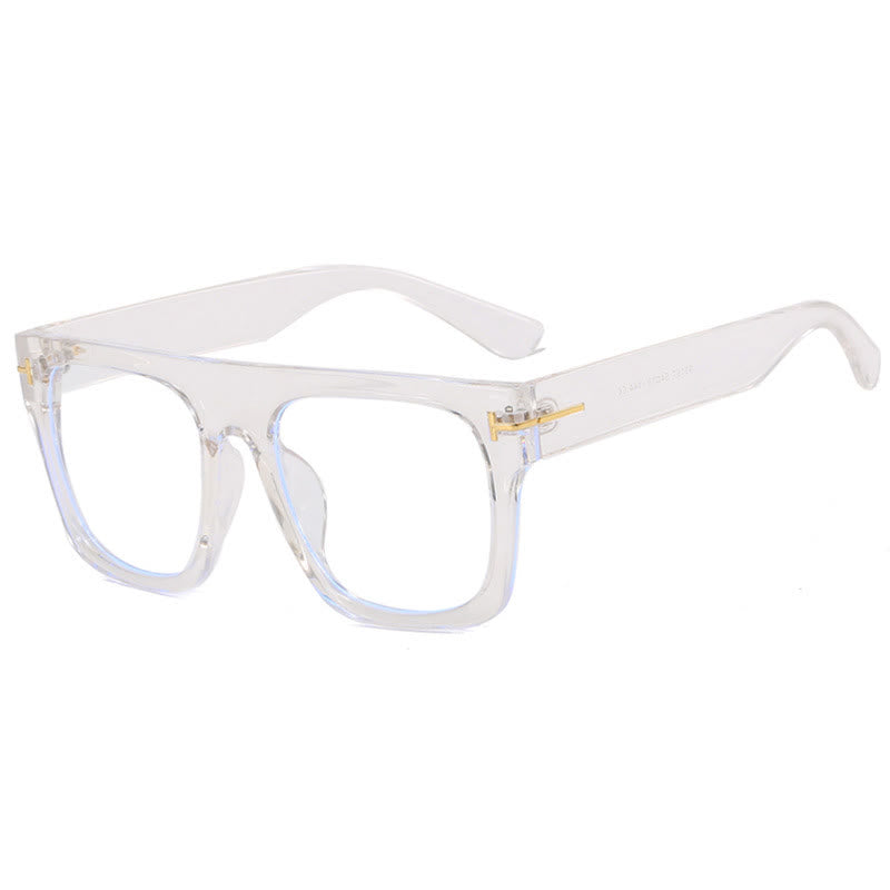 Spykay™ EG26668 Anti-blue Light 'T' Design Square Frames Oversized Eyeglasses