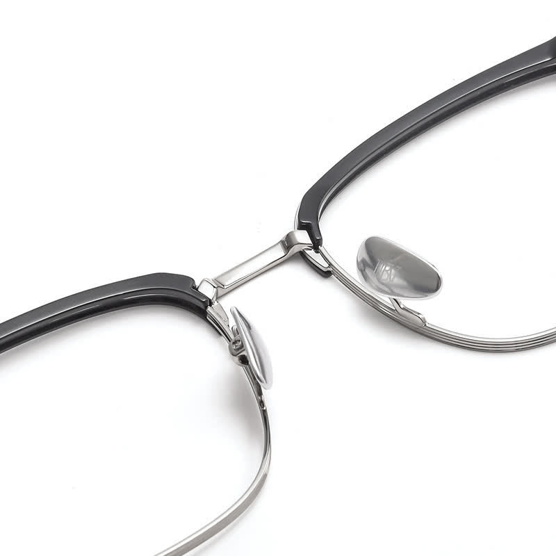 Spykay™ EG26919 Unsiex Retro Square Frame Anti-blue Light Browline Glasses