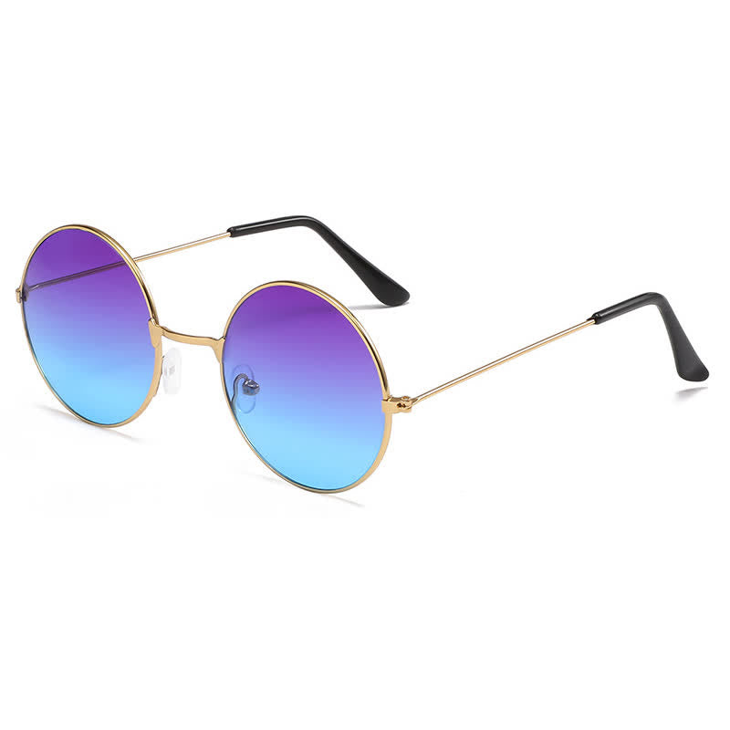 Spykay™ SG61008 Retro Round Frame Metal Sunglasses for Women Men