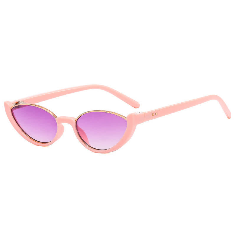 Spykay™ SG60716 Unisex Hipster Semi-Rimless Cat-Eye Sunglasses