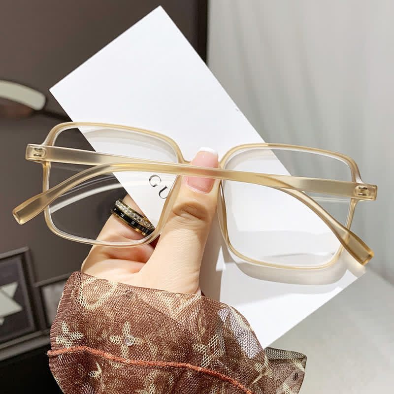 Spykay™ EG26910 Simple Classic Oversized Square Frame Anti-blue Light Glasses